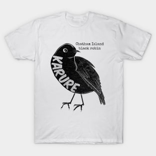 Karure black robin T-Shirt